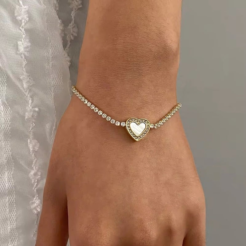 Heart shine bracelet