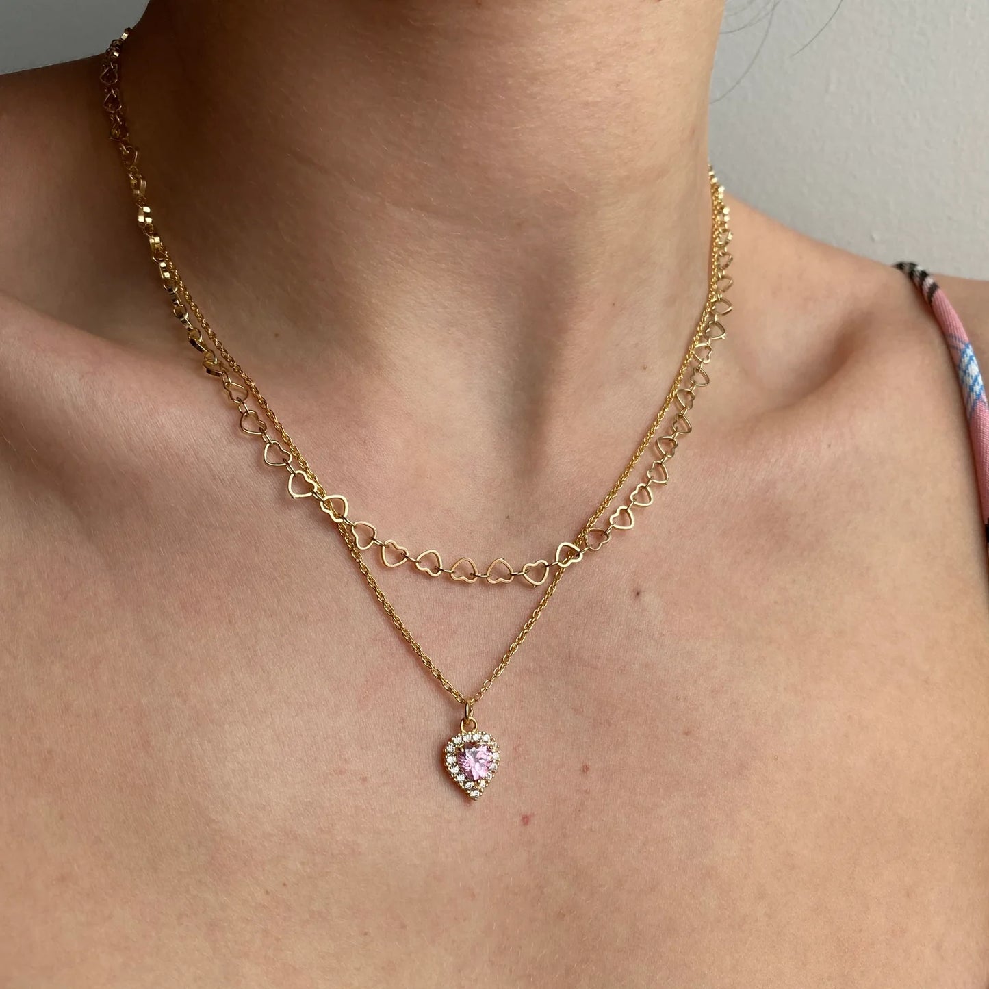 Heart of gold necklace