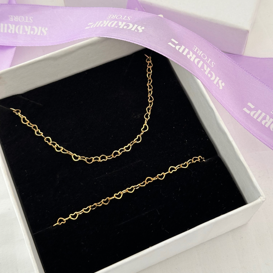 Heart of gold necklace