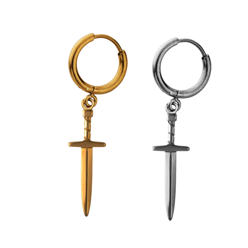 Sword earrings