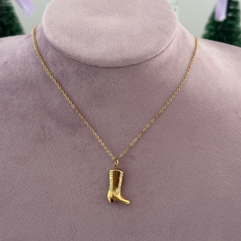 Cowboy Boot necklace