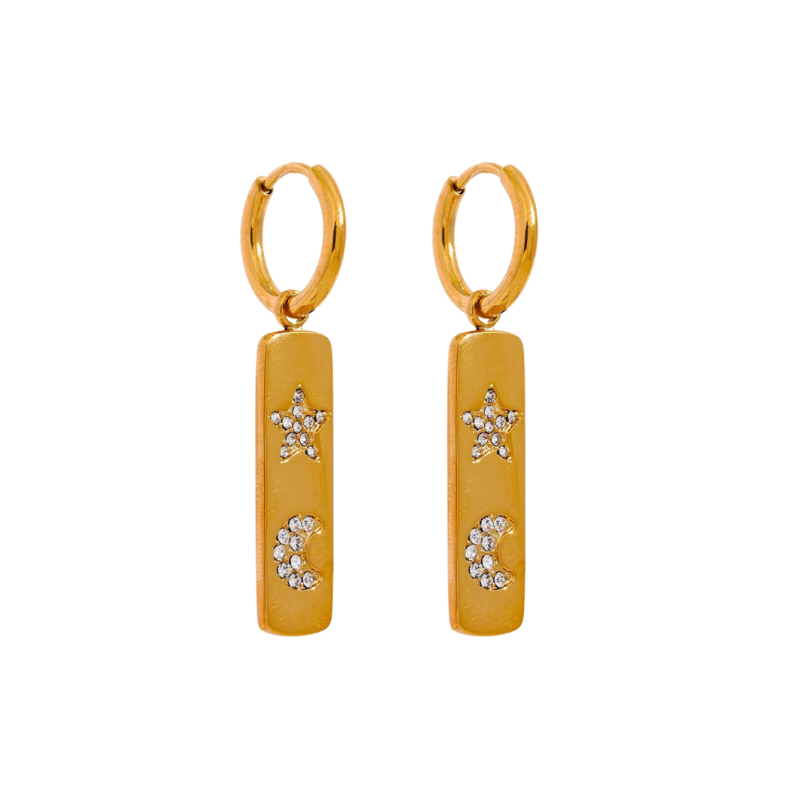 Saint earrings