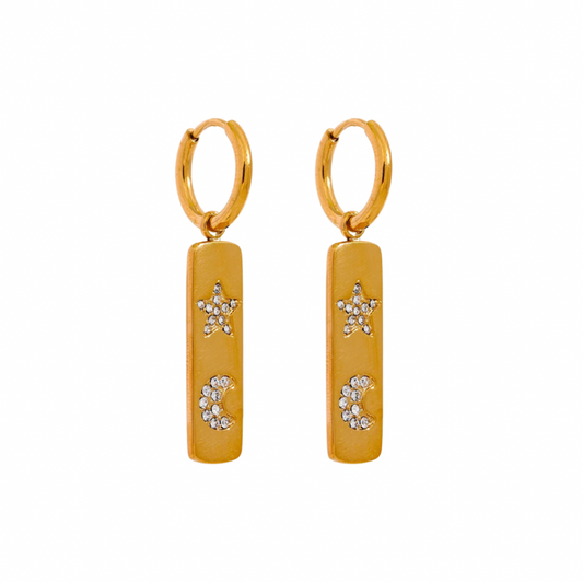 Saint earrings