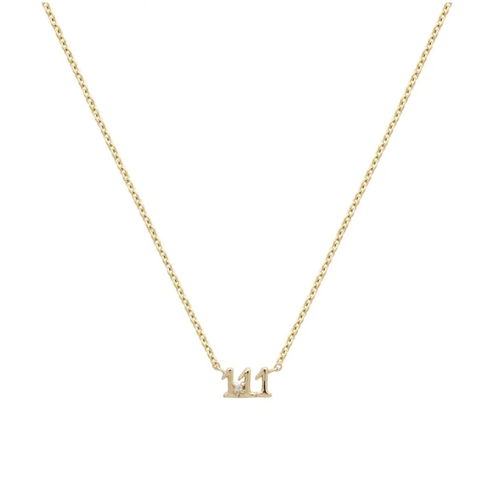 Angel number necklace 2.0