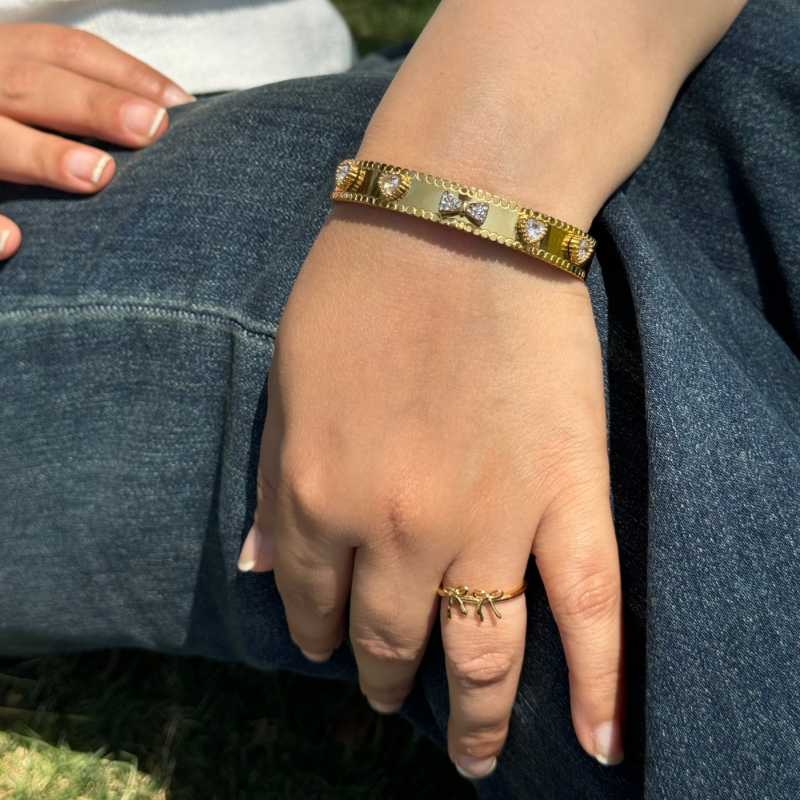 Bow shine bracelet