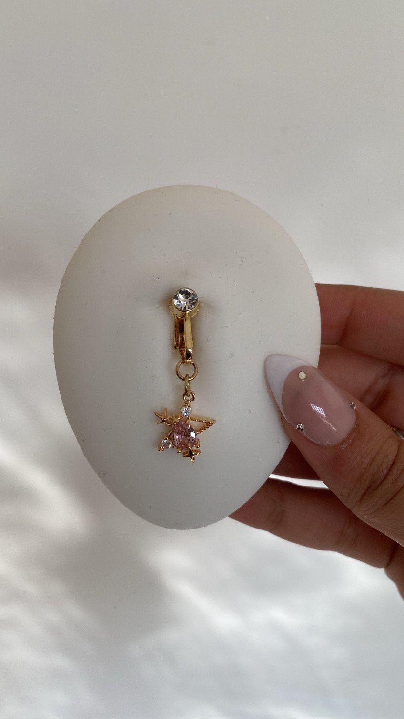 Seraphina faux belly ring