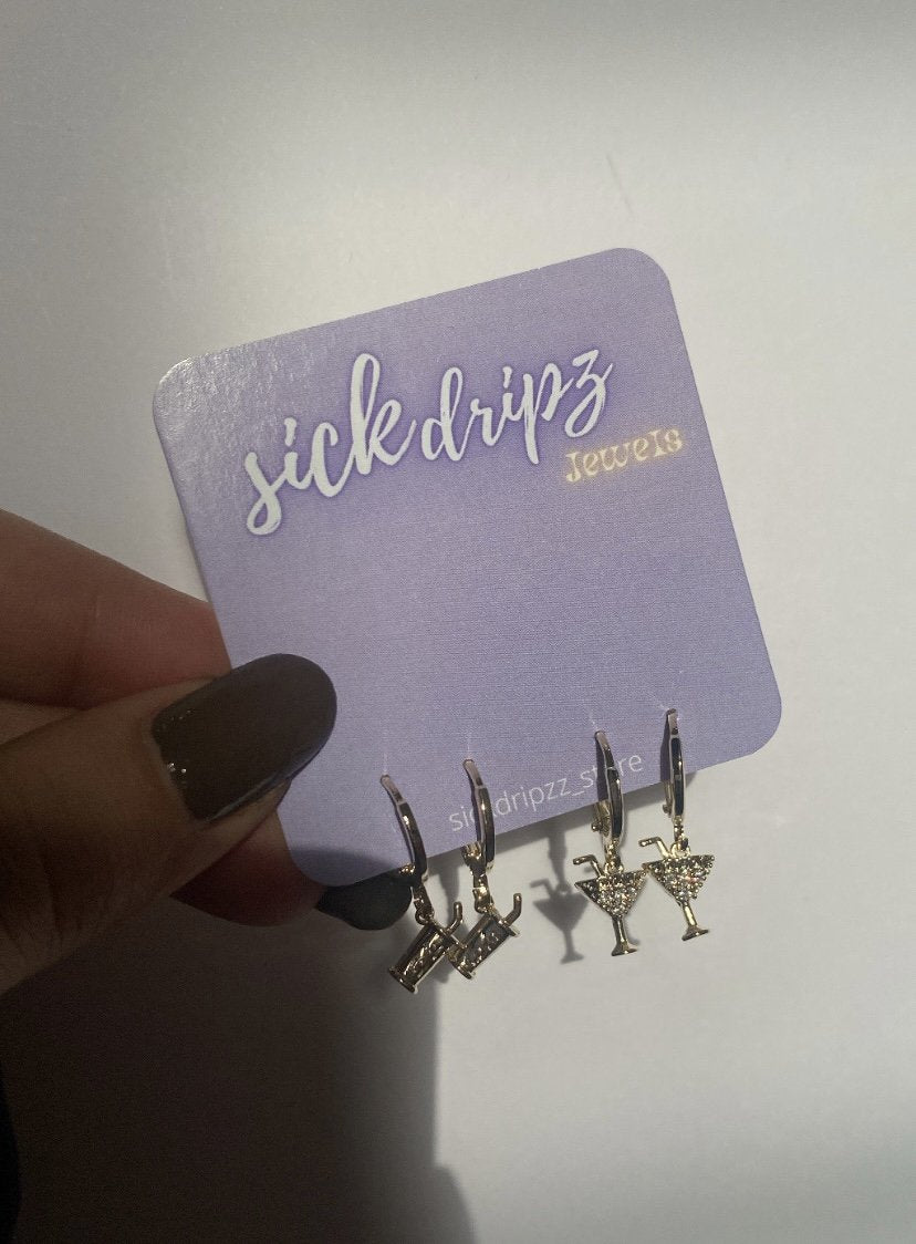 Champagne ear set