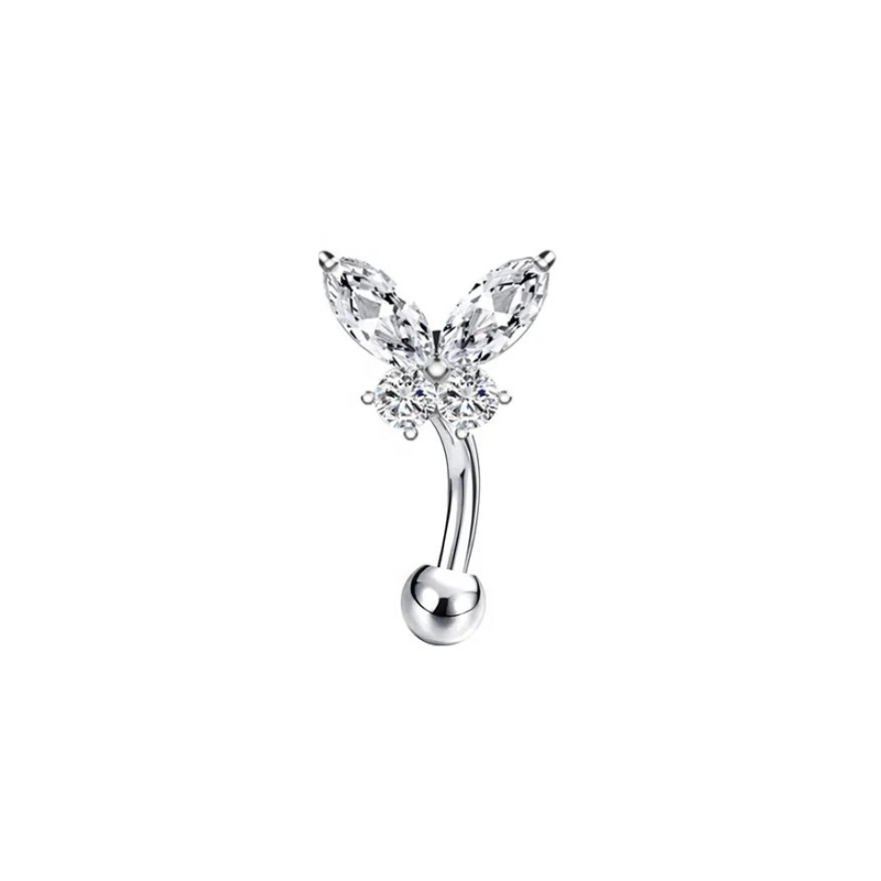 Fern belly ring
