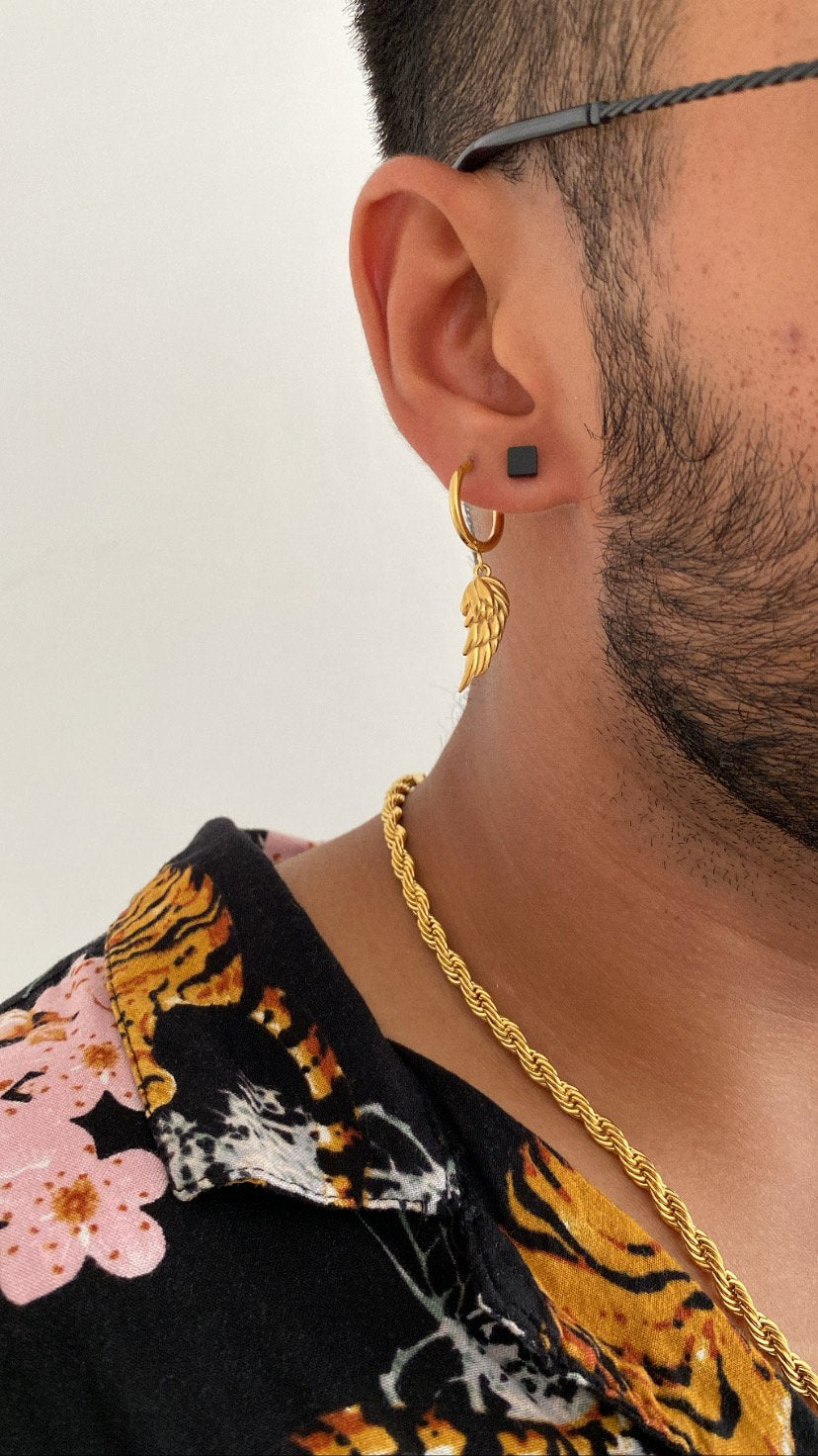 Feather earrings