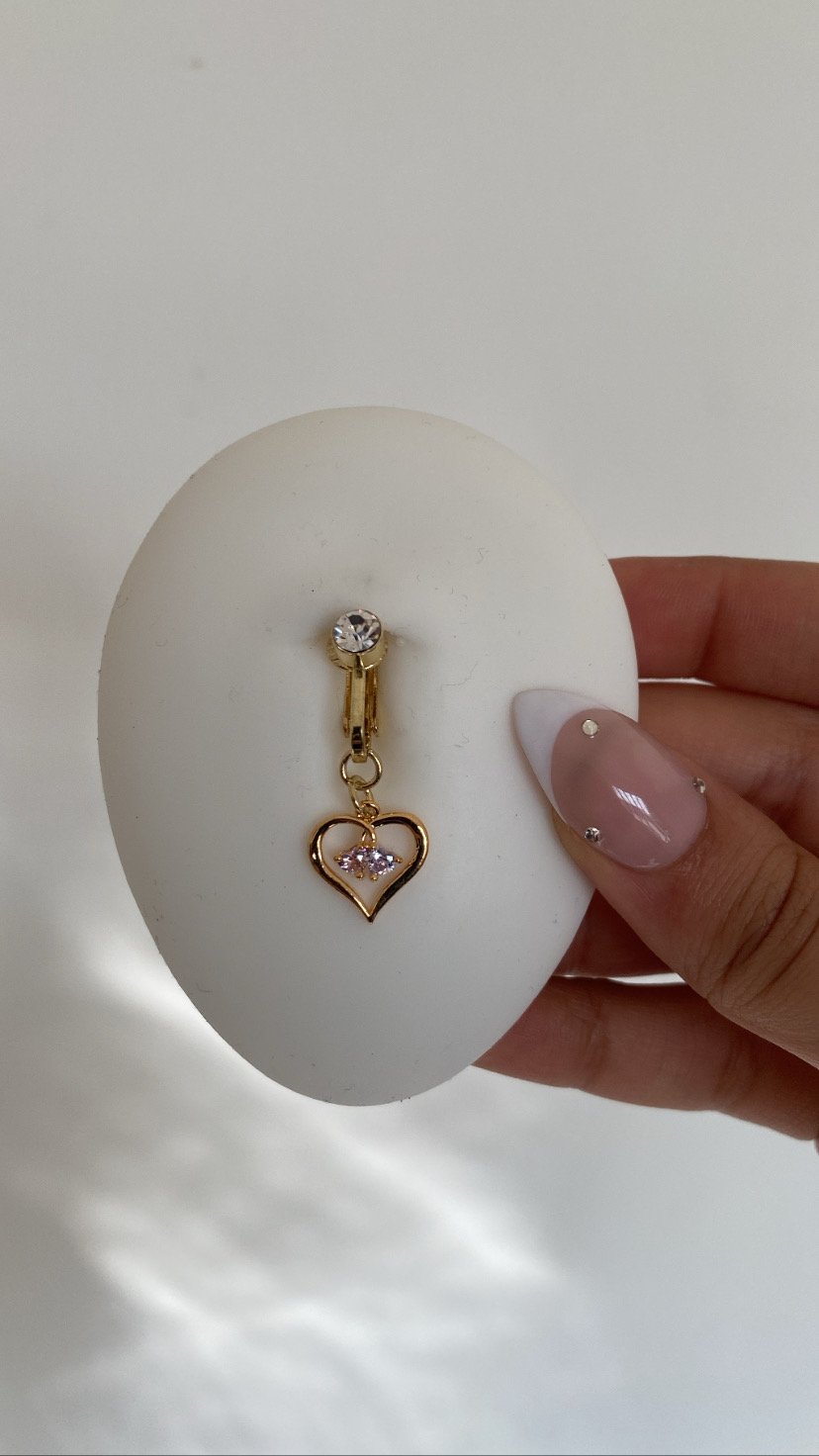 Crude faux belly ring