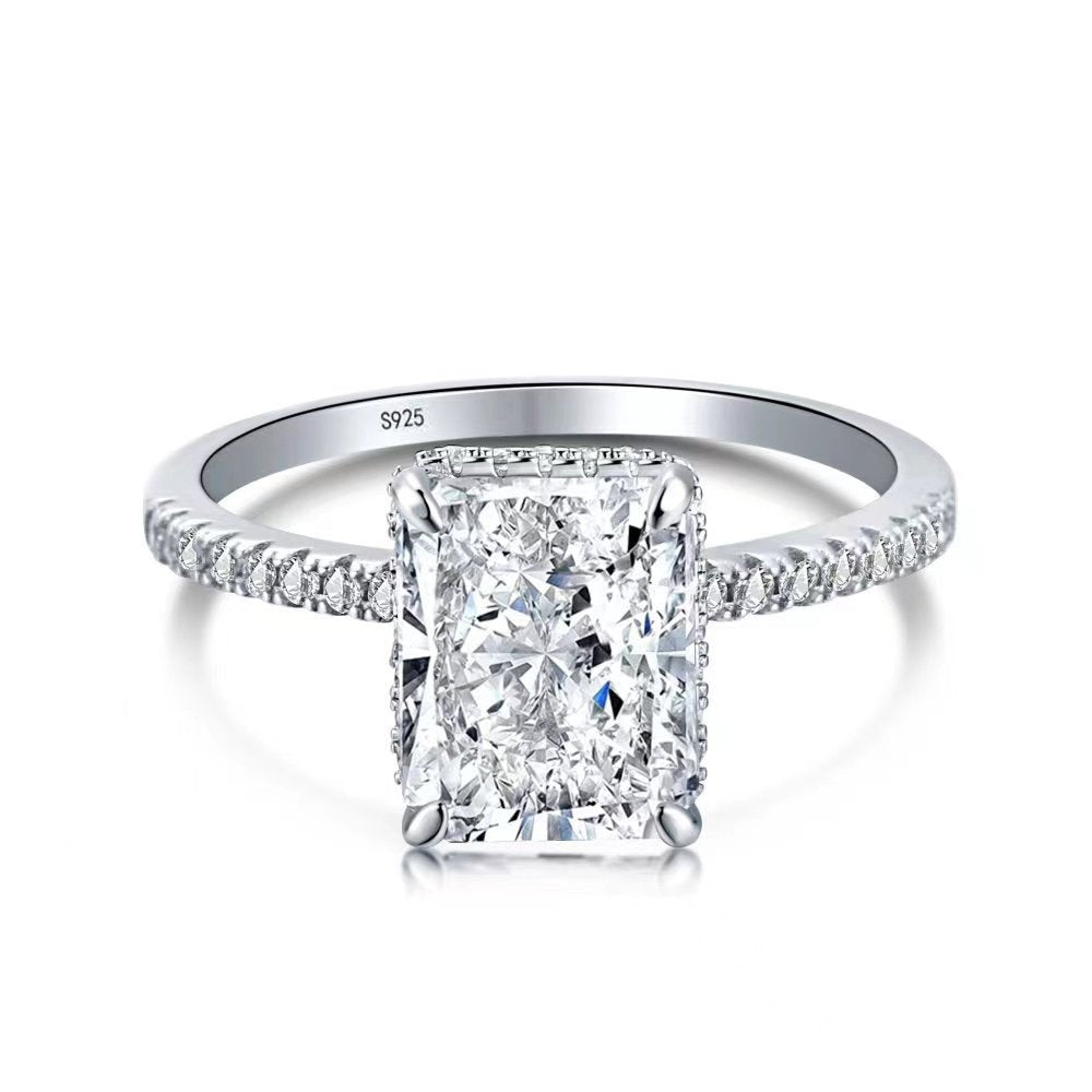 Clear ivory ring