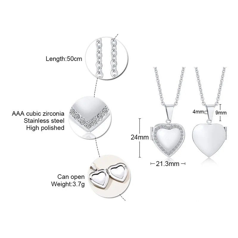 Vintage 2.0 open locket heart necklace