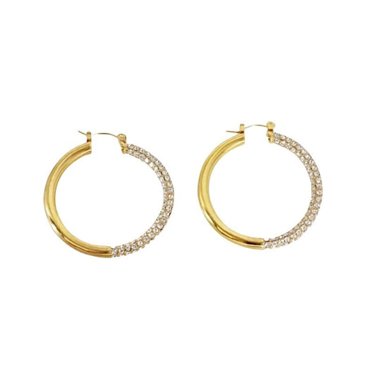 Half Pave hoops
