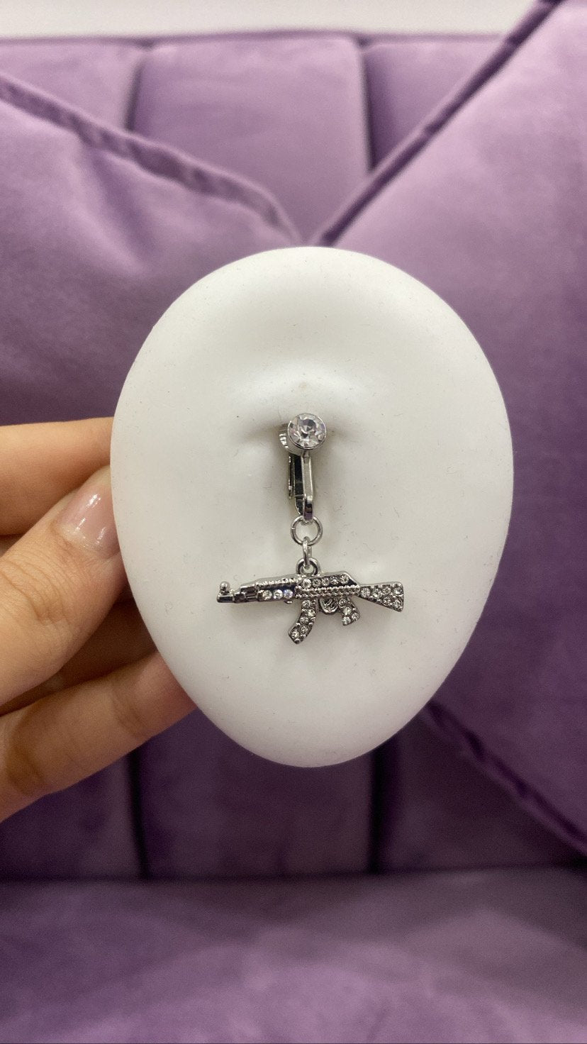 Nerdy faux belly ring