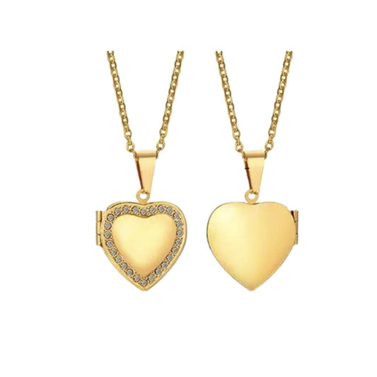 Vintage 2.0 open locket heart necklace