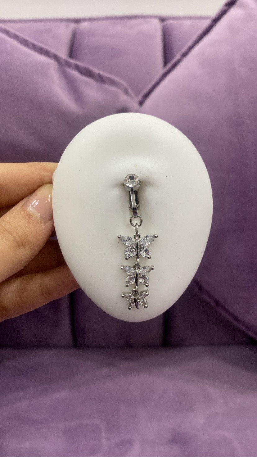 Mafia faux belly ring