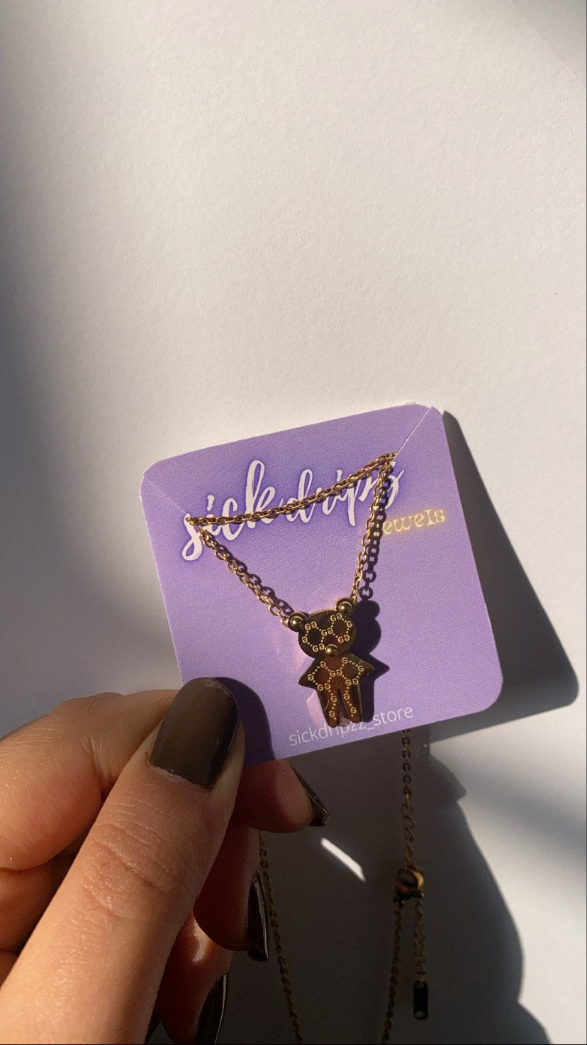 teddy necklace