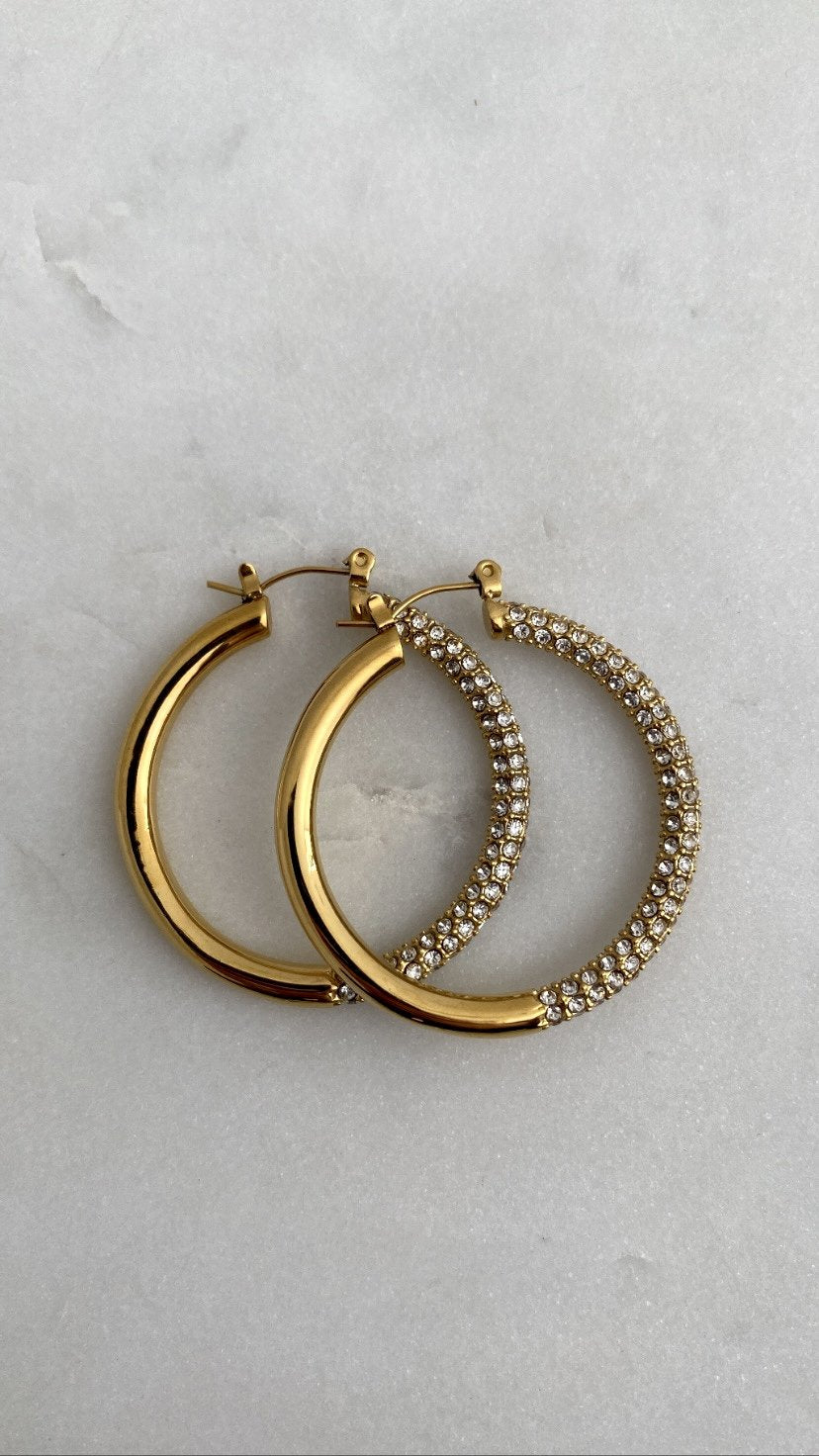 Half Pave hoops