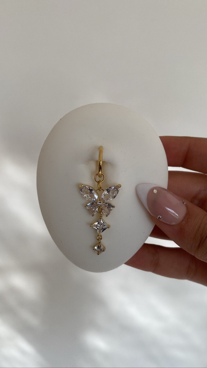 Laine faux belly ring