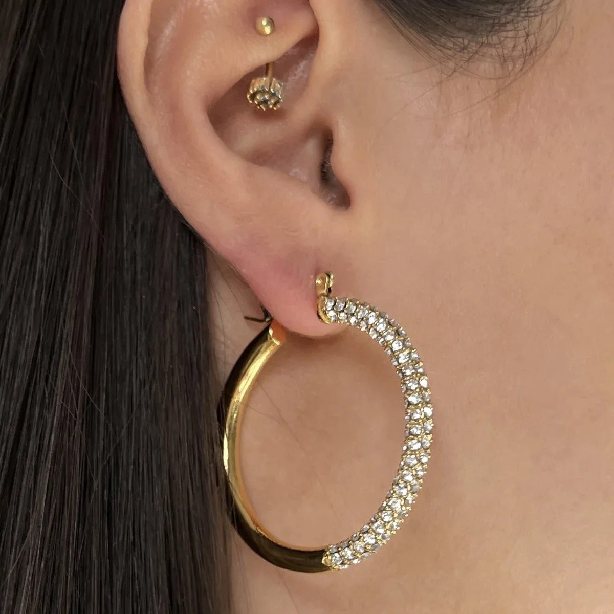 Half Pave hoops