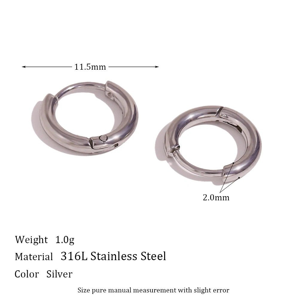 Healer hoops (silver)