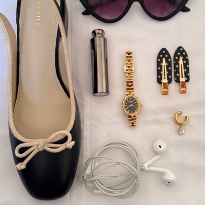 Lady lily black dial watch