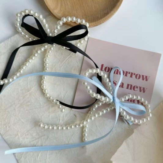 Pearl Bow clip