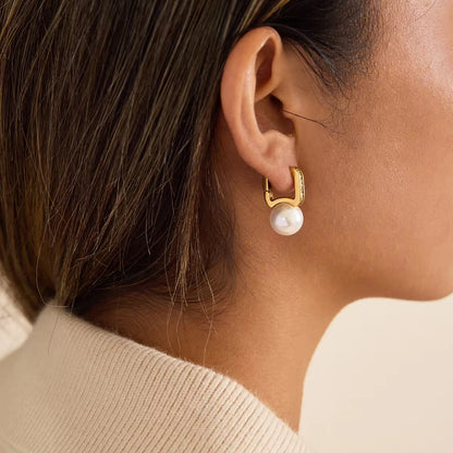 Pearl-pure earrings