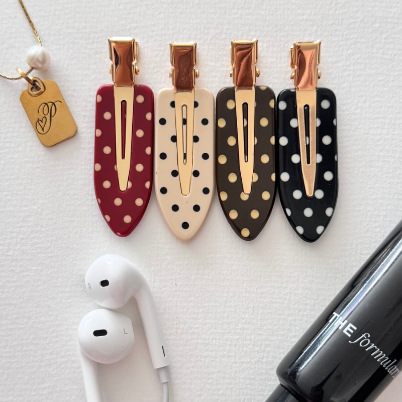 Polka dot pins(pair)