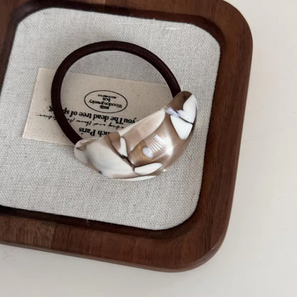 Marble rubber bands