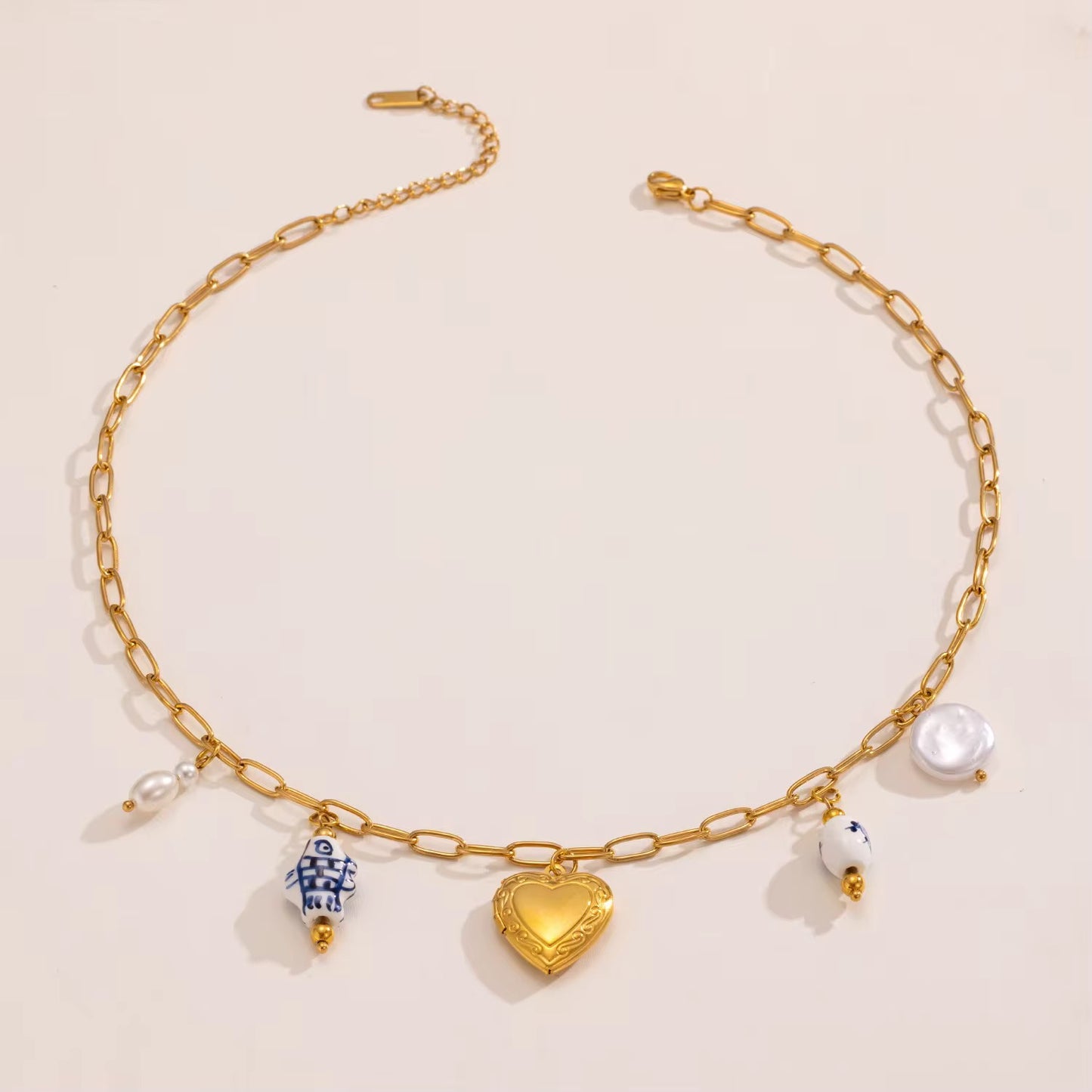 Indigo necklace