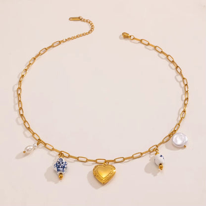 Indigo necklace