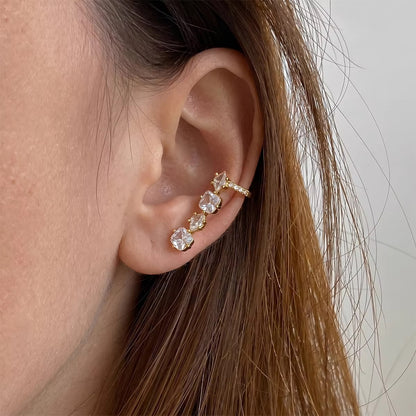 Pataka cuff earrings