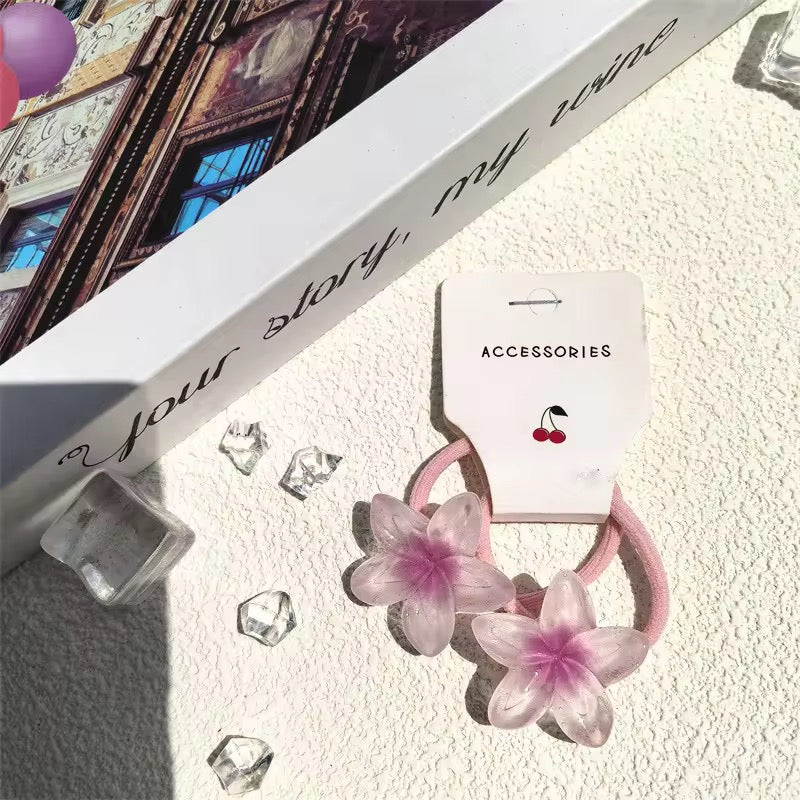 Daisy baby hair-tie(set of two)