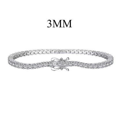 Tennis bracelet (92.5 silver)