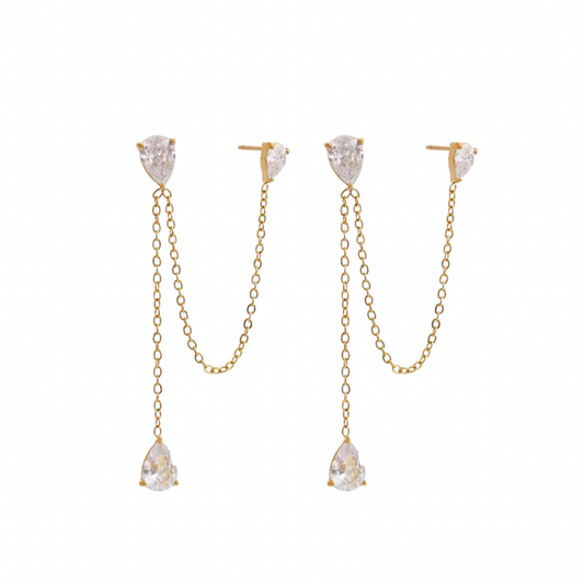 Dual layer earrings