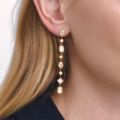 Fuchsia core earrings
