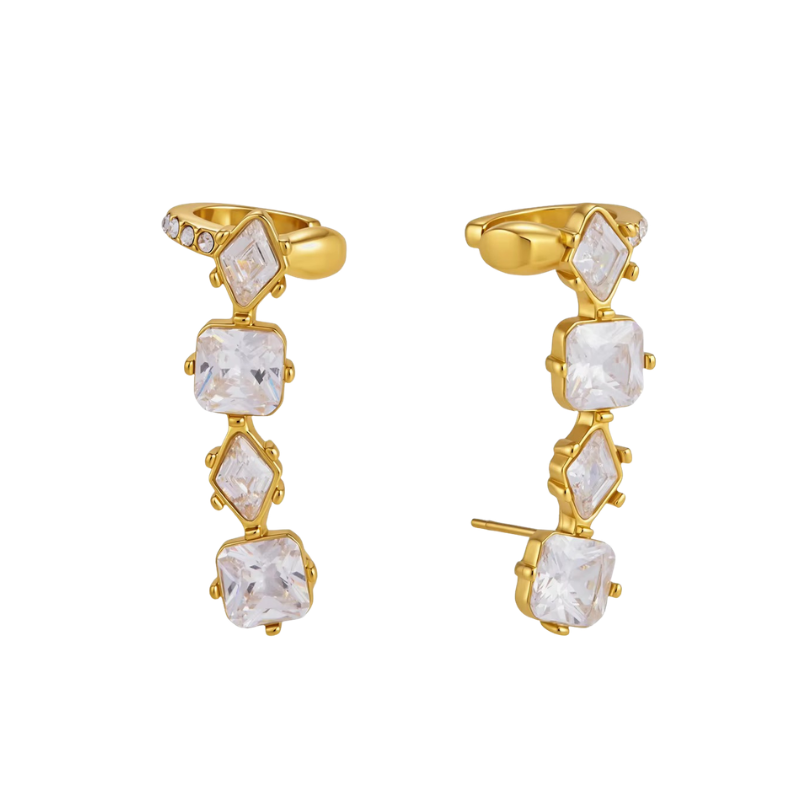 Pataka cuff earrings