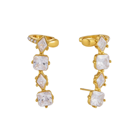 Pataka cuff earrings