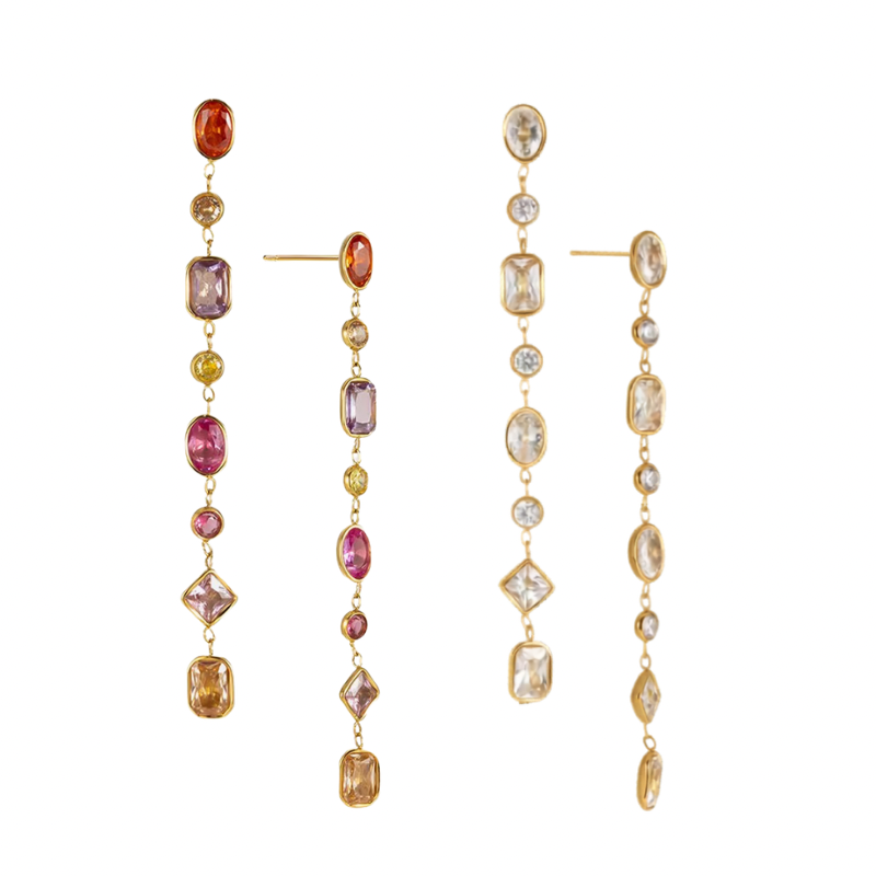 Fuchsia core earrings