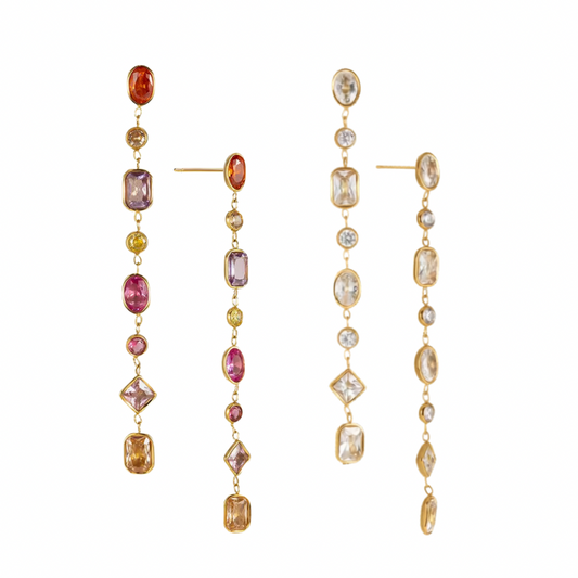 Fuchsia core earrings