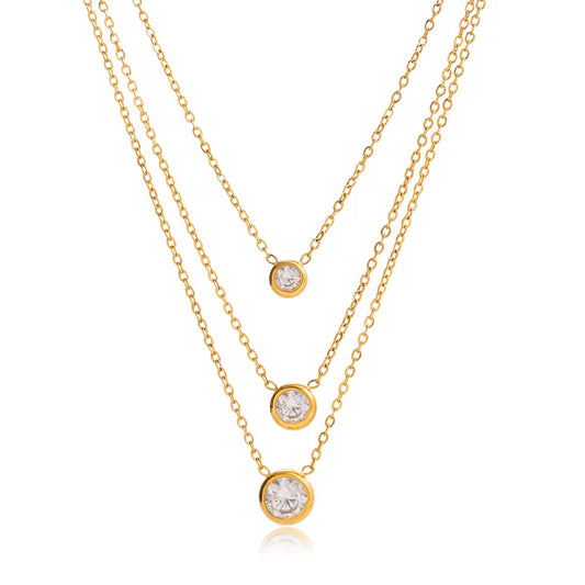 Triple love necklace