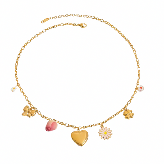 Petal path necklace
