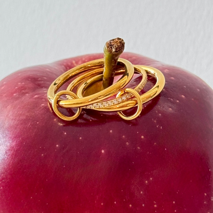 Minimal effort stack ring