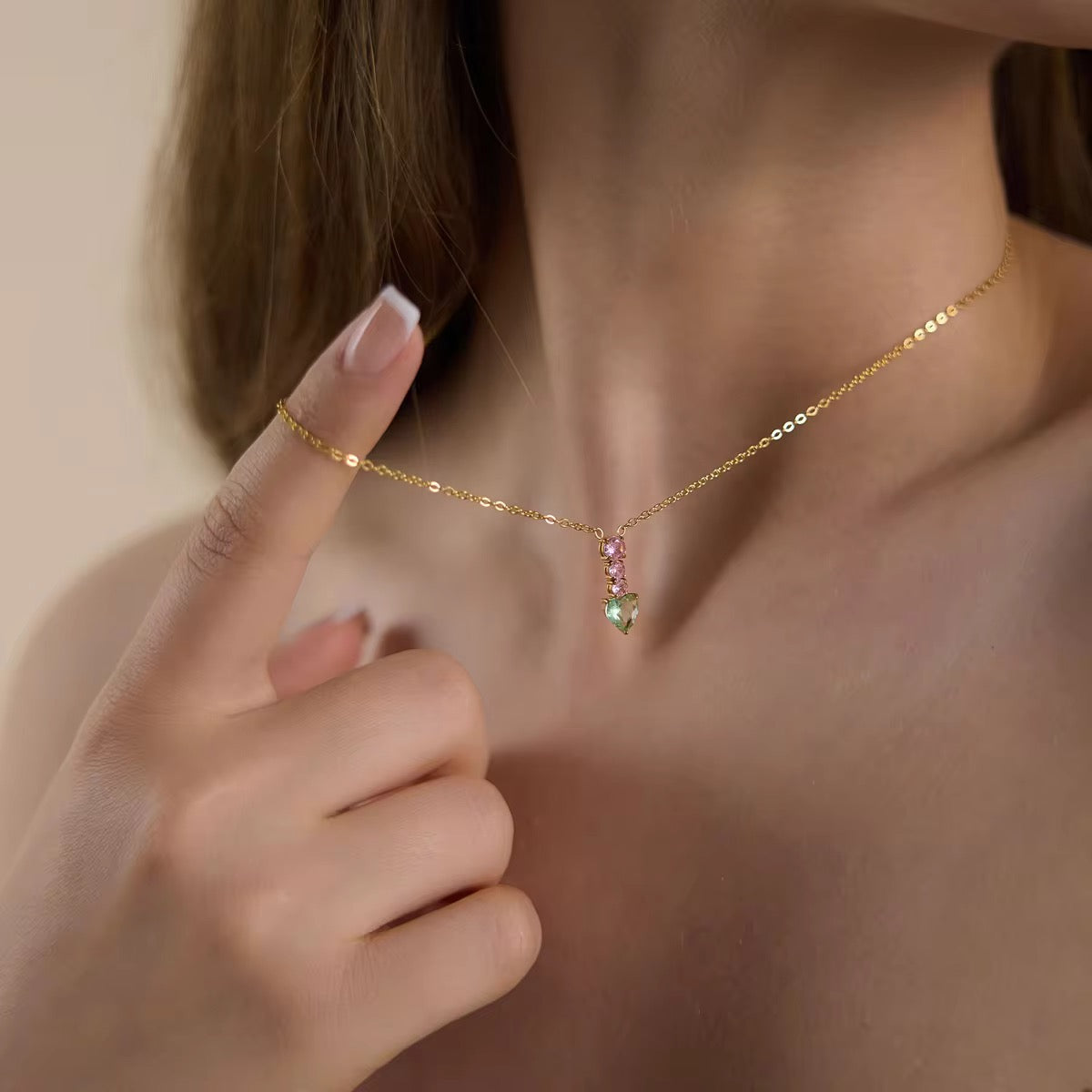 Gemstone necklace