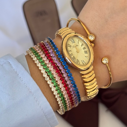 Lady Claire oval dial watch