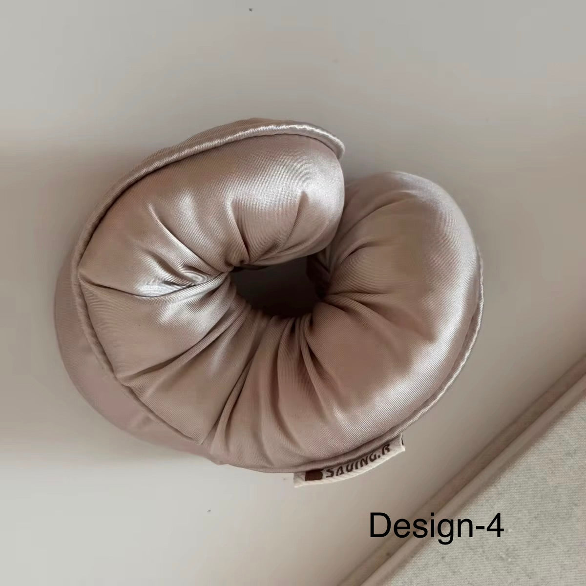 Satin donut bun scrunchie