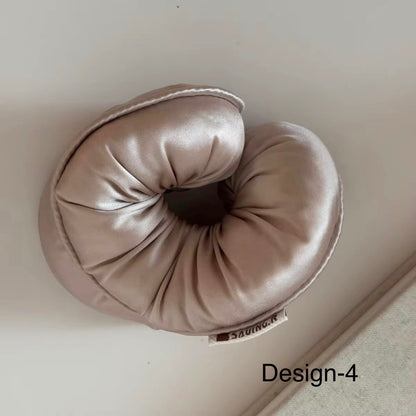 Satin donut bun scrunchie