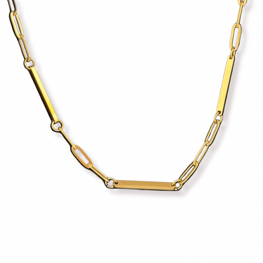 Triple Bar Engravable necklace