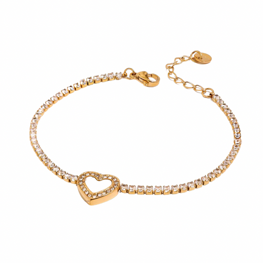 Heart shine bracelet